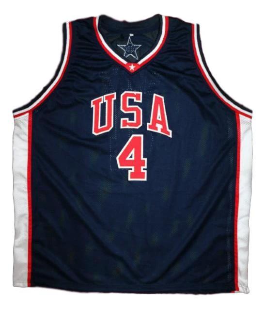 Steve Smith Jersey #4 Team USA Basketball Sewn Navy Blue by My store basketball