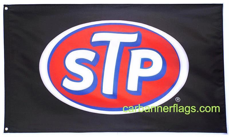 STP Flag-3x5 FT-Black-100% polyester-2 Metal Grommets Banner-Black by flagsshop
