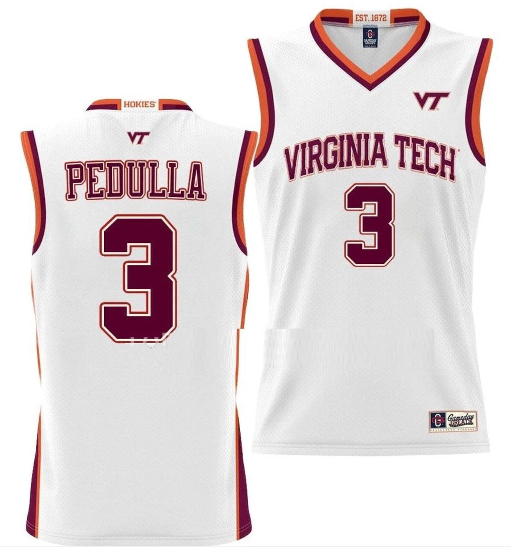 Sean Pedulla Jersey Virginia Tech Hokies College Basketball Swingman Black #3 by My store basketball