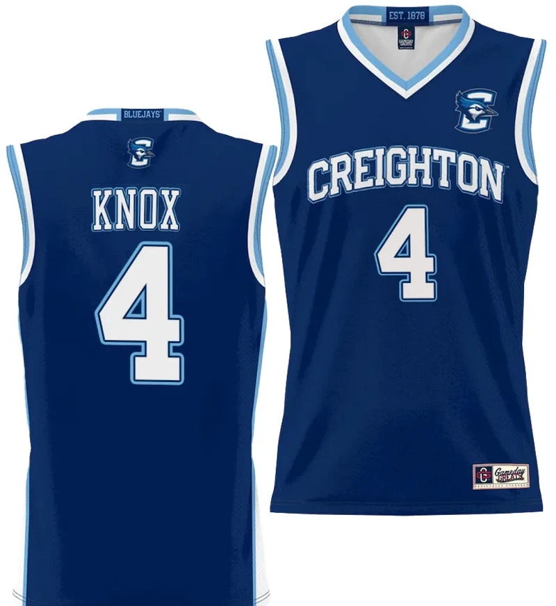 Sterling Knox Jersey #2 Creighton Bluejays College NIL Basketball Lightweight by My store basketball