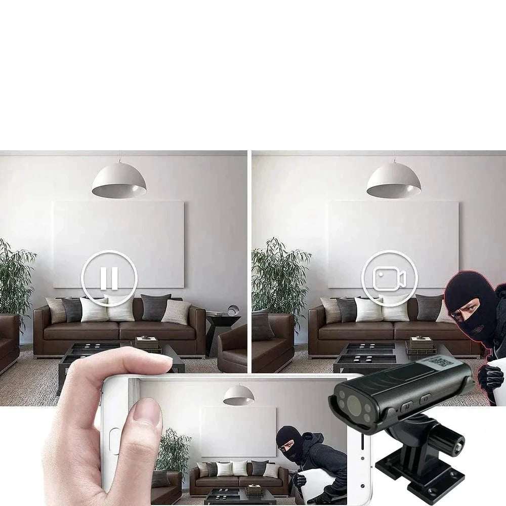 WiFi Mini Smart Security Camera with Motion Detection Bowlift by Bowlift