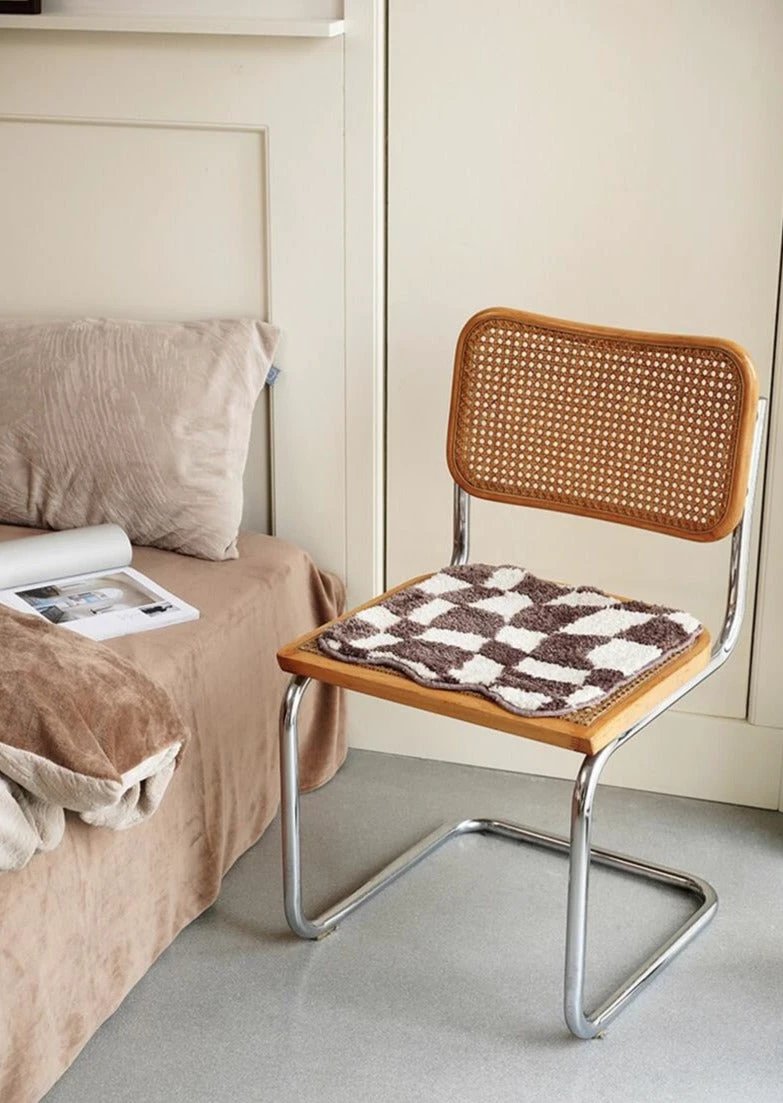 Wavy Grid Seat Cushion by Bowlift