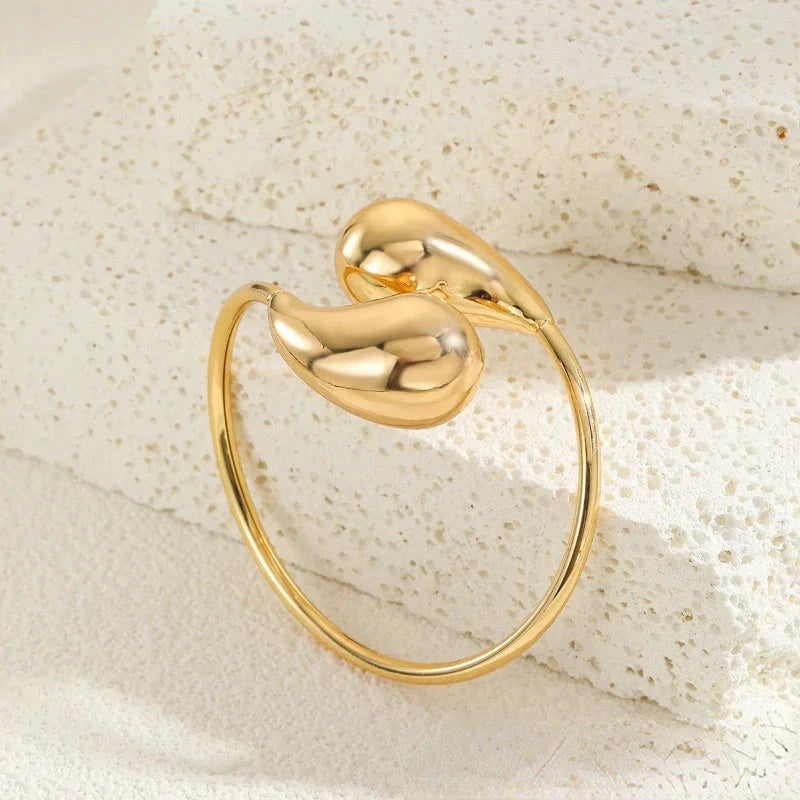 Bold Water Drop Bangle Bracelet by BowLift