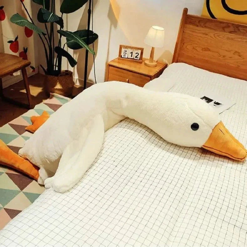 Giant Goose Cushion by Bowlift