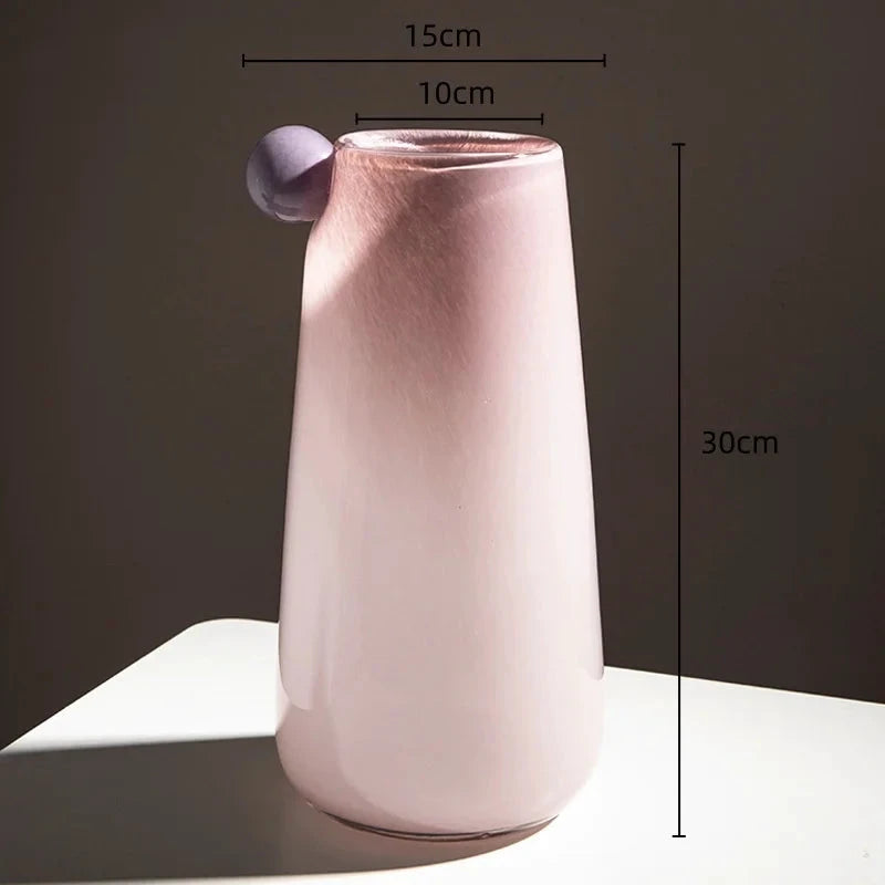 Globe Glass Chubby Vase by Bowlift