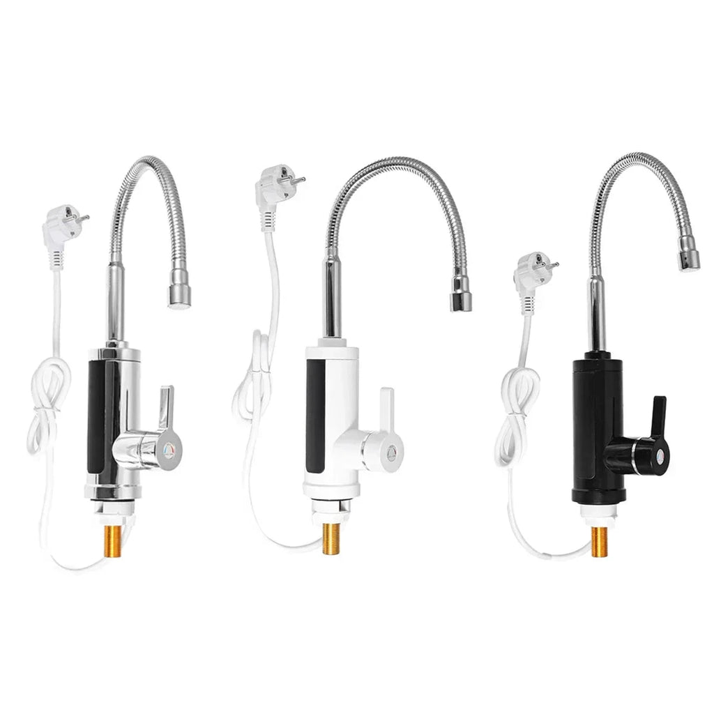 FlowHeat 3000W Instant Hot Water Kitchen Tap – Electric Mixer Tap with Temperature Display by BowLift