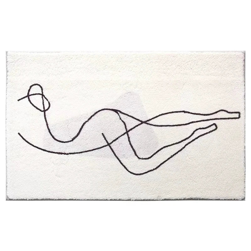 Noodie Illustration Rug by Bowlift