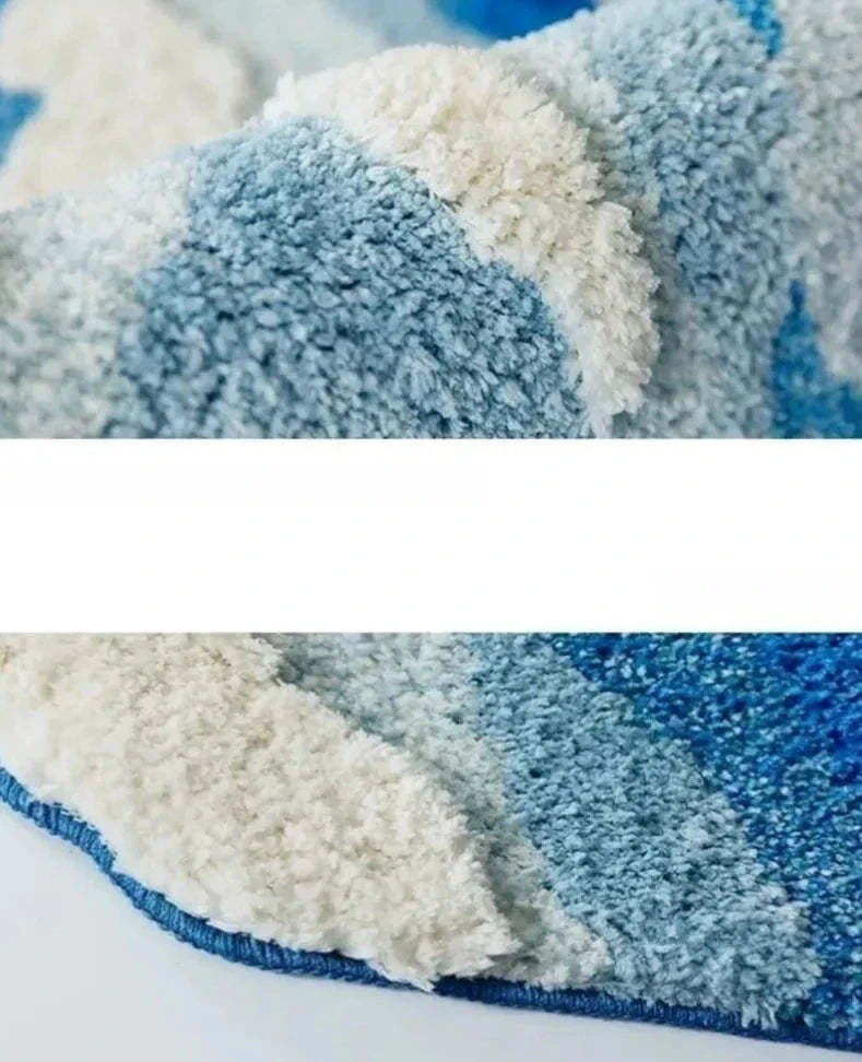 Sea Wave Rug by Bowlift