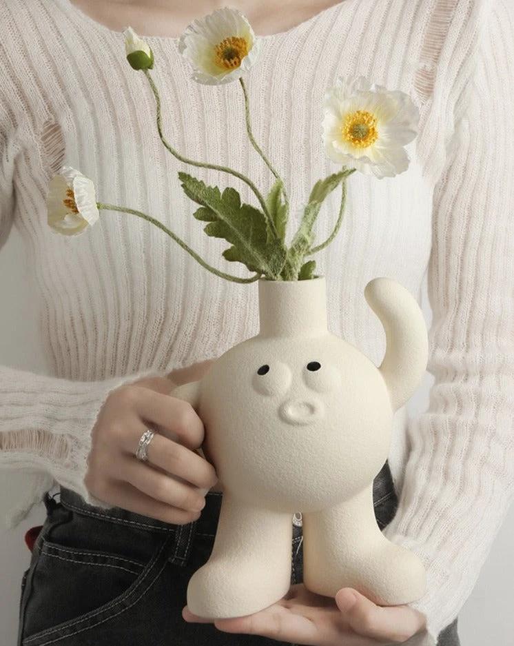 Character Ceramic Vase by Bowlift
