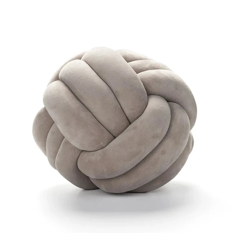 Plush Knot Cushion (Velvet) by Bowlift