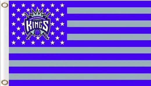 Sacramento Kings Star Flag 3X5Ft Polyester Banner USA Digital Print by flagsjustdoit