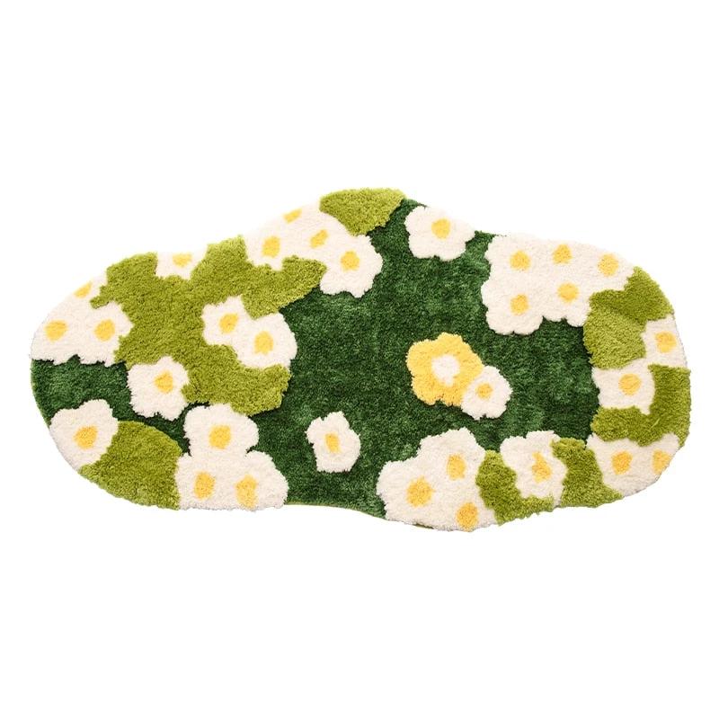 Green Garden Rug by Bowlift
