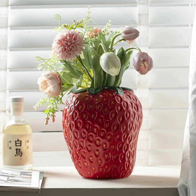 Ugly Strawberry Vase by Bowlift