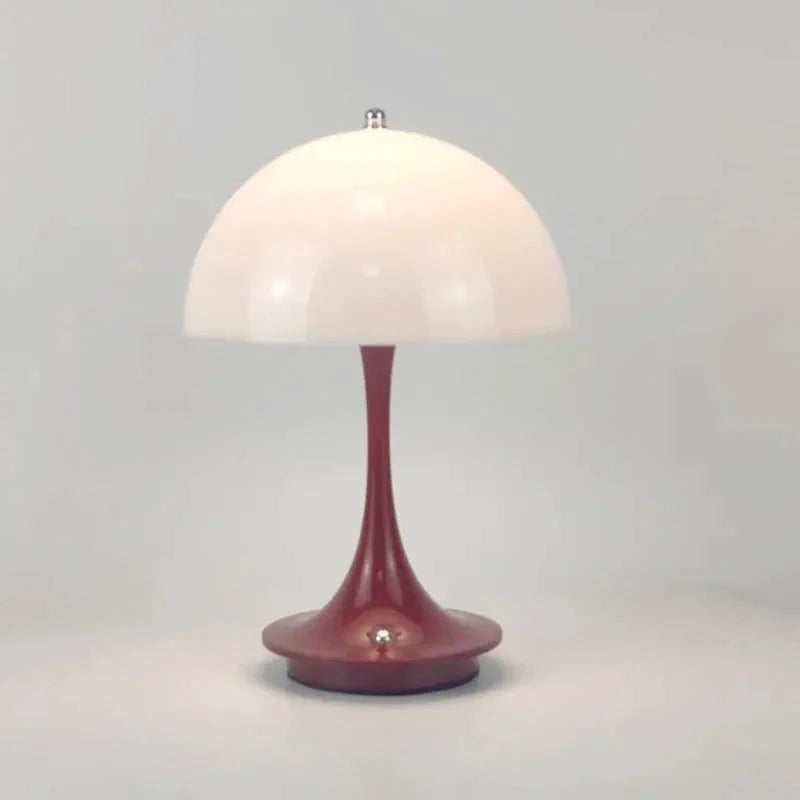 Mushroom 3-Colors-Dimmable Rechargeable LED-Table Lamps Bowlift by Bowlift