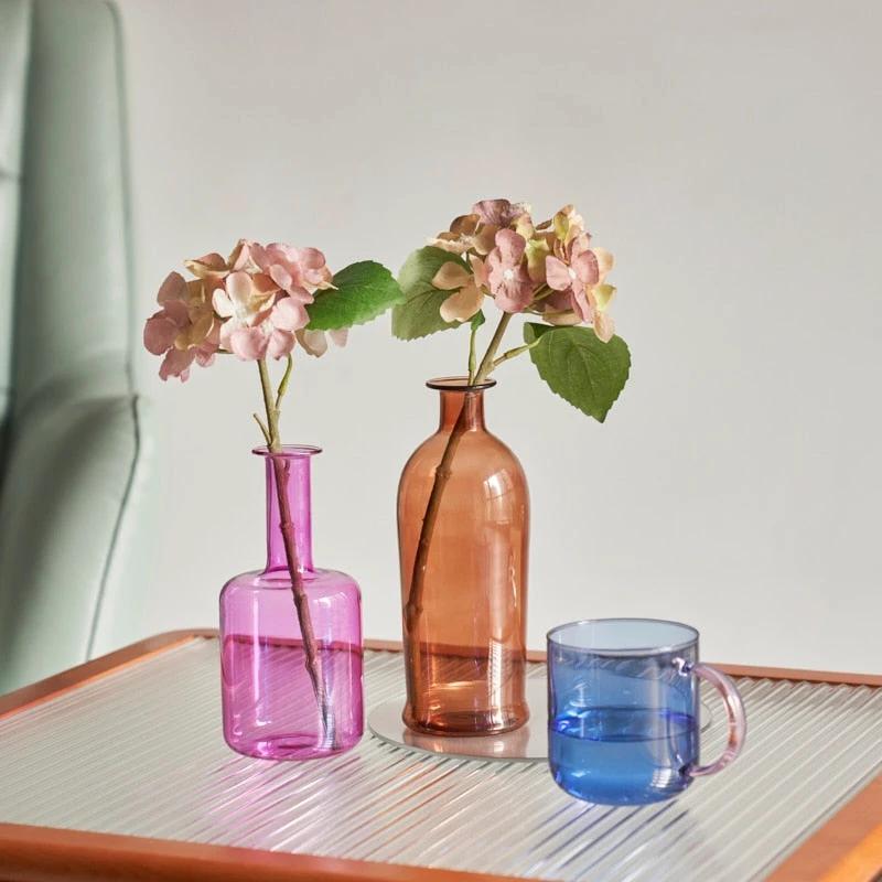 Colourful Bud Glass Vase by Bowlift