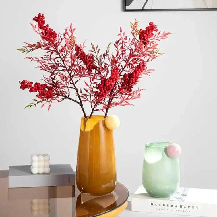 Globe Glass Chubby Vase by Bowlift