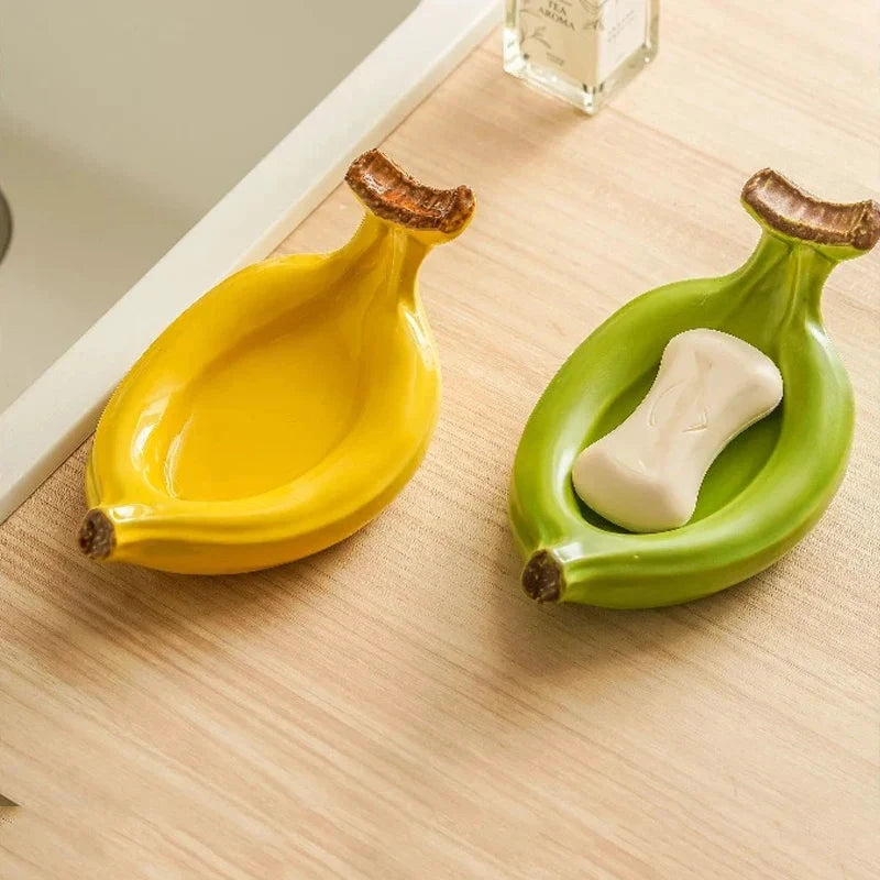 Creative Ceramic Banana Soap Box by Bowlift