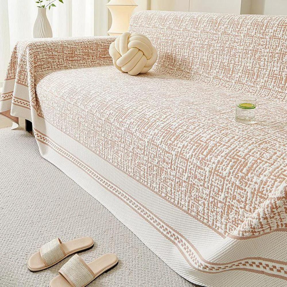 Sahara Sketch Chenille Sofa Cover by Casa & Beyond