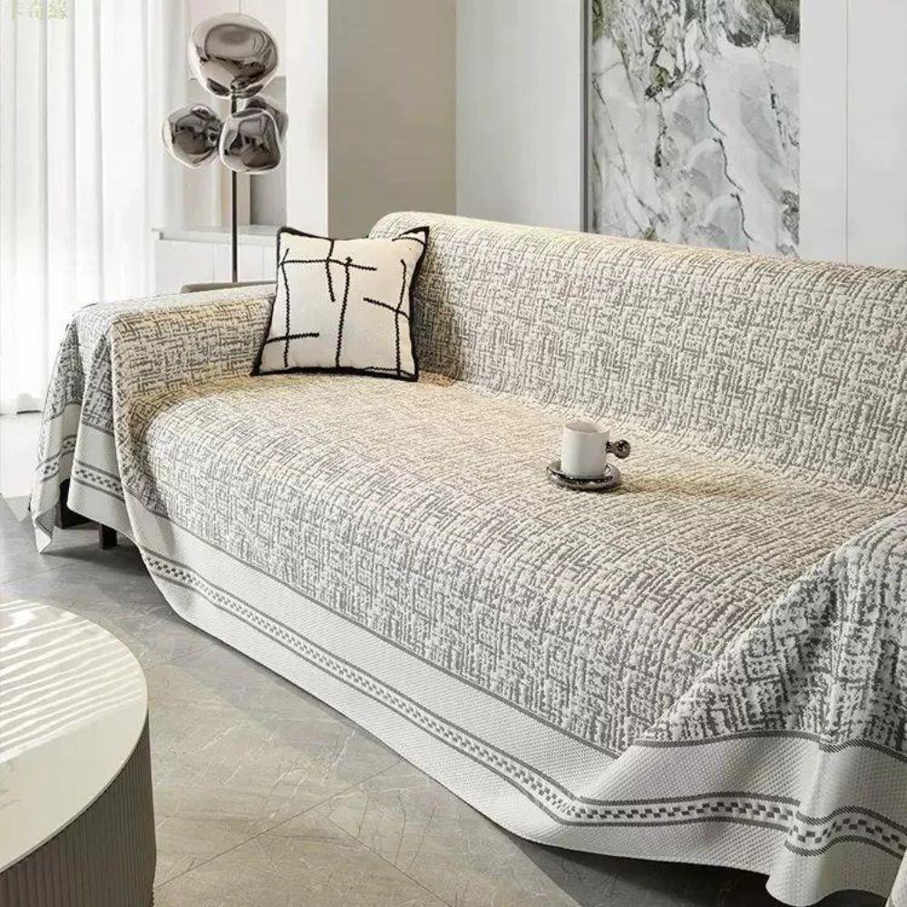 Sahara Sketch Chenille Sofa Cover by Casa & Beyond