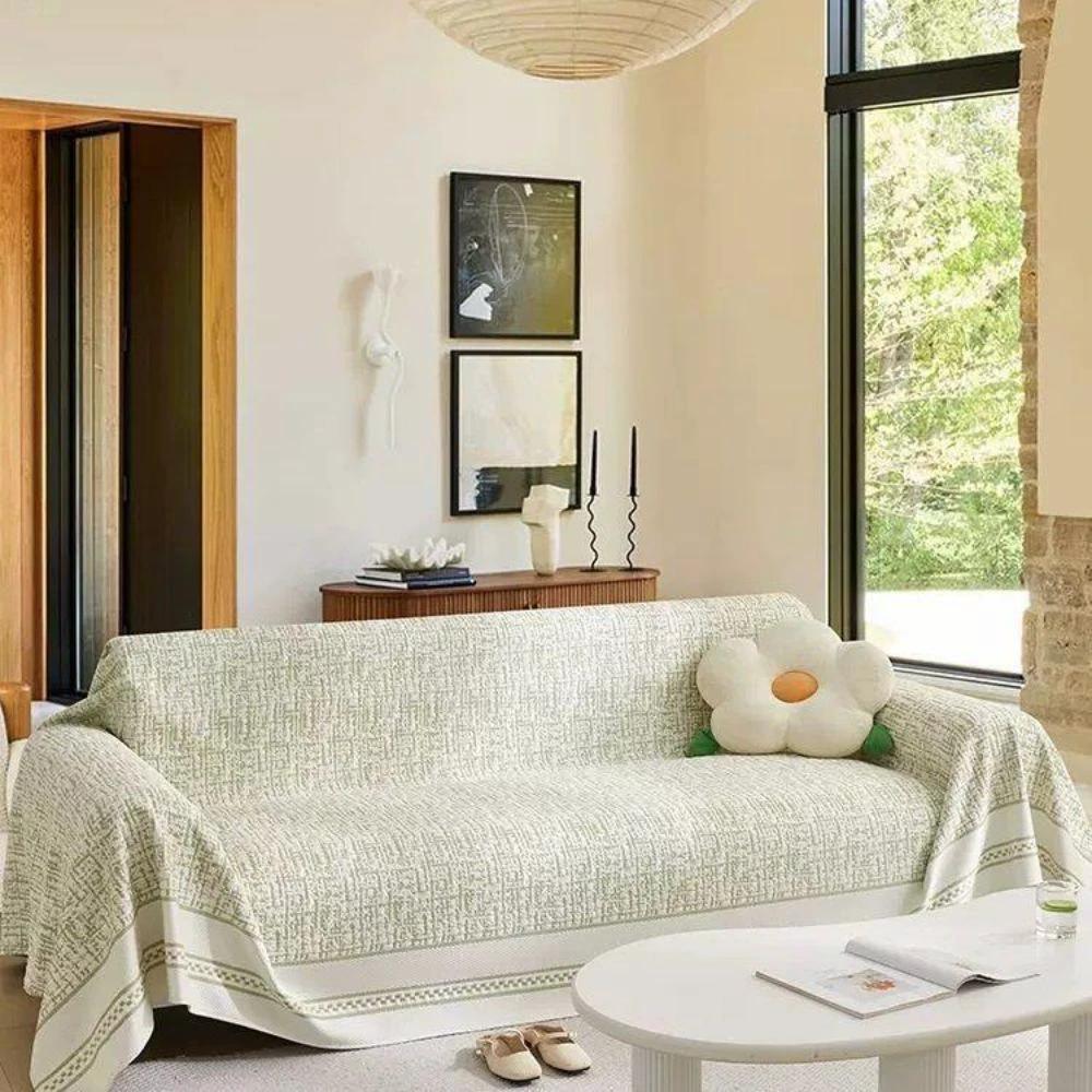 Sahara Sketch Chenille Sofa Cover by Casa & Beyond