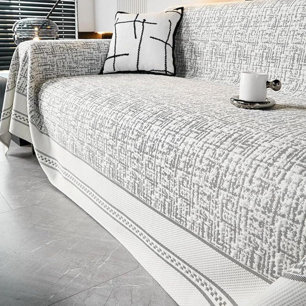 Sahara Sketch Chenille Sofa Cover by Casa & Beyond