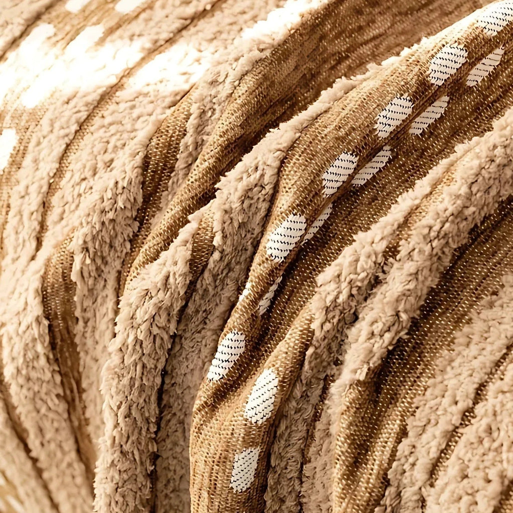 Sahara Style Plush Boho Sofa Cover Blanket by Casa & Beyond