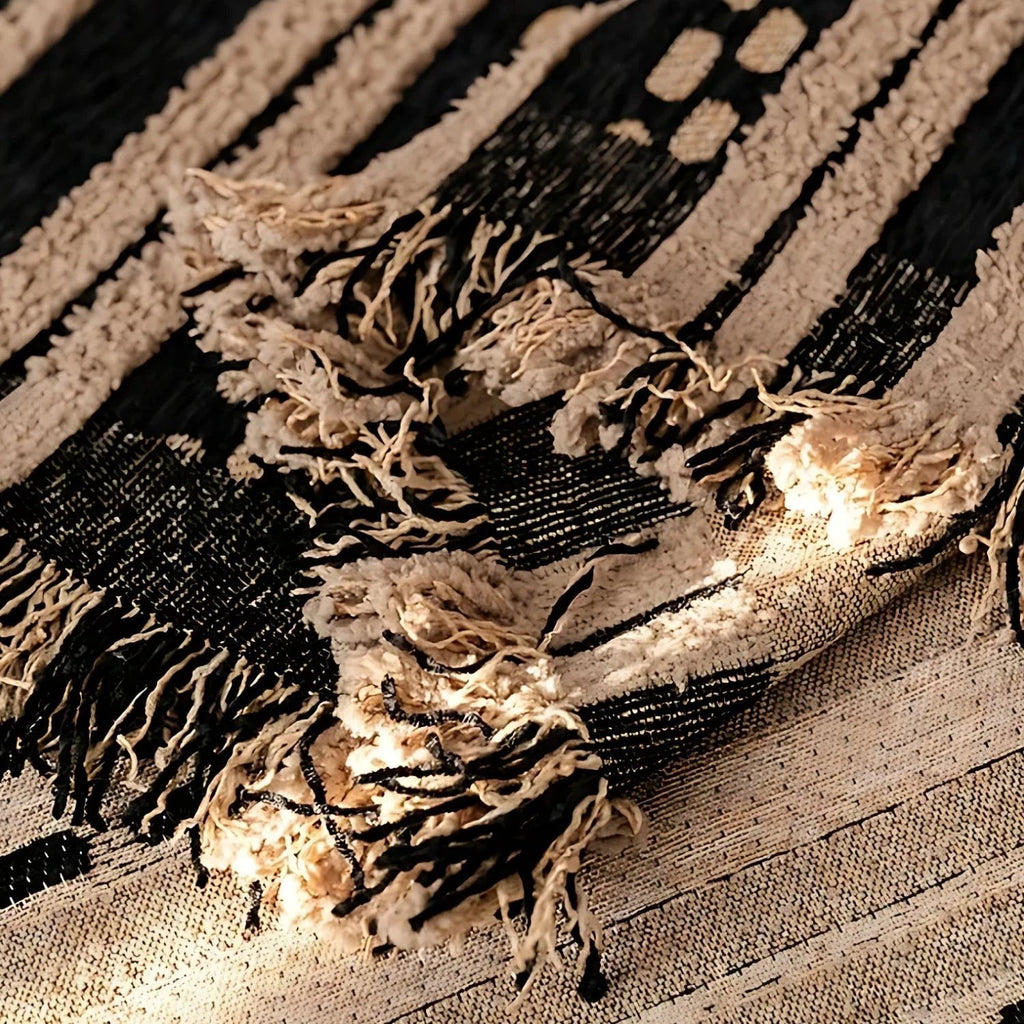 Sahara Style Plush Boho Sofa Cover Blanket by Casa & Beyond