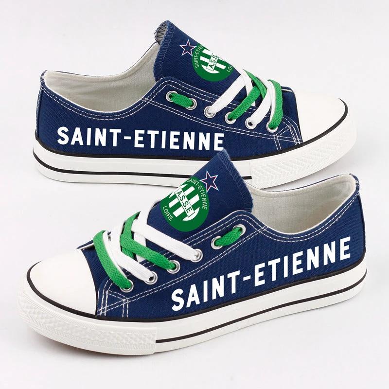 Saint Etienne Low Top Canvas Sport Sneakers Shoes For Men Women Fans by Crocs