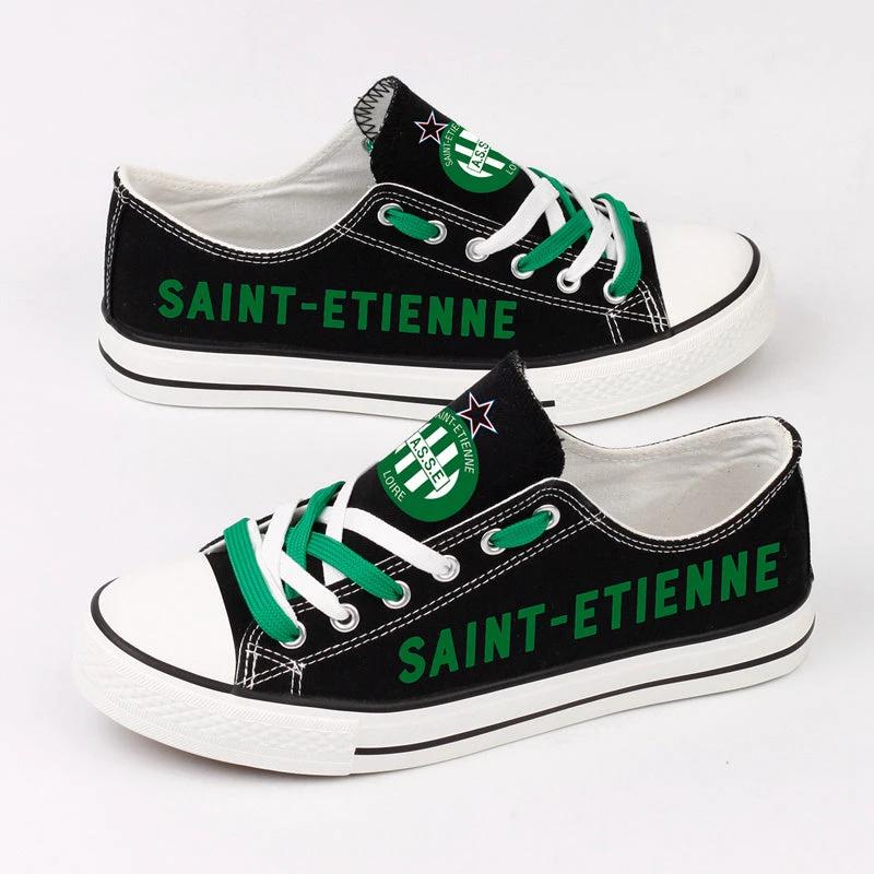Saint Etienne Low Top Canvas Sport Sneakers Shoes For Men Women Fans by Crocs