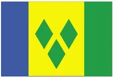 Saint Vincent and the Grenadines National Flag-3x5 FT Banner-100% polyester-2 Metal Grommets by flagsshop