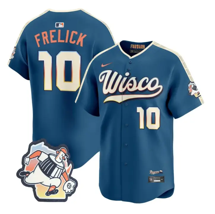 Sal Frelick Jersey #10 Milwaukee Brewers 2026 City Connect Premier Stitched by My Store