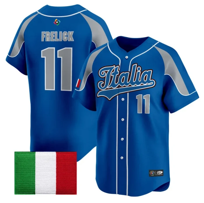 Sal Frelick Jersey #11 Team Italy 2026 World Baseball Classic Stitched by My Store