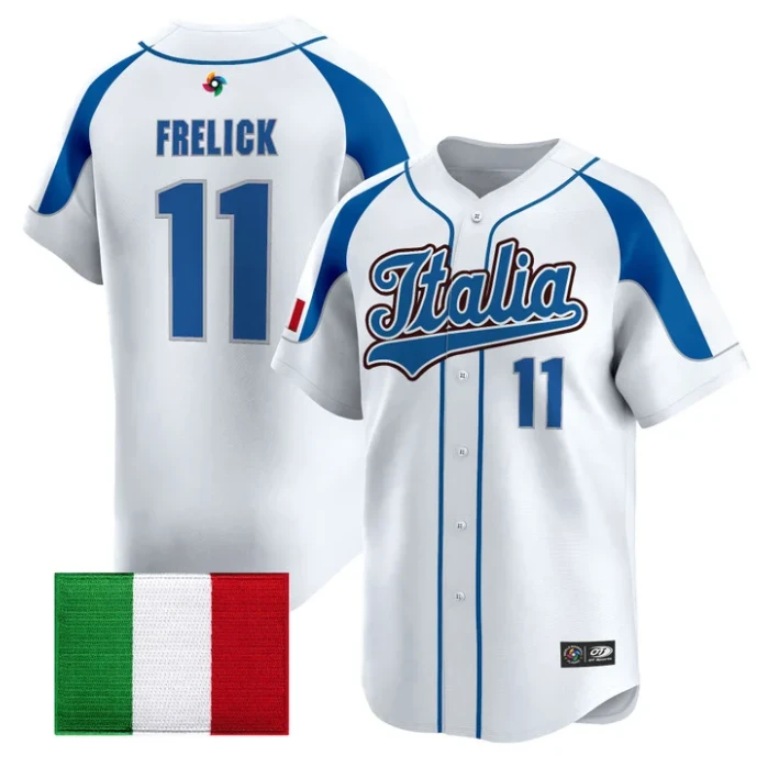 Sal Frelick Jersey #11 Team Italy 2026 World Baseball Classic Stitched by My Store