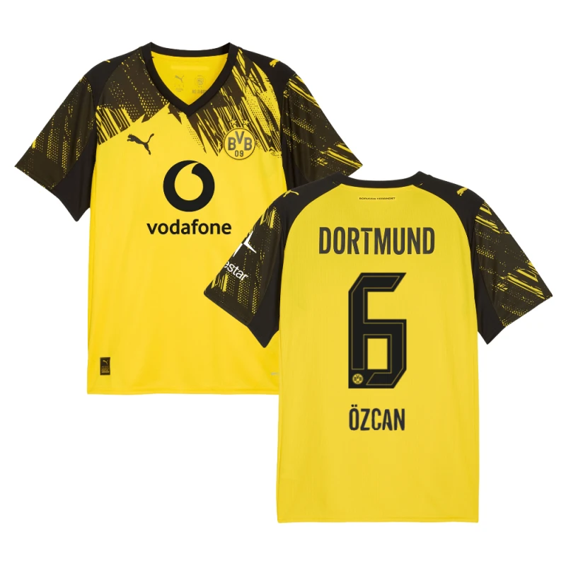 Salih Ozcan #6 Borussia Dortmund 2025-26 Home Men Jersey – Yellow by Soccer Jersey