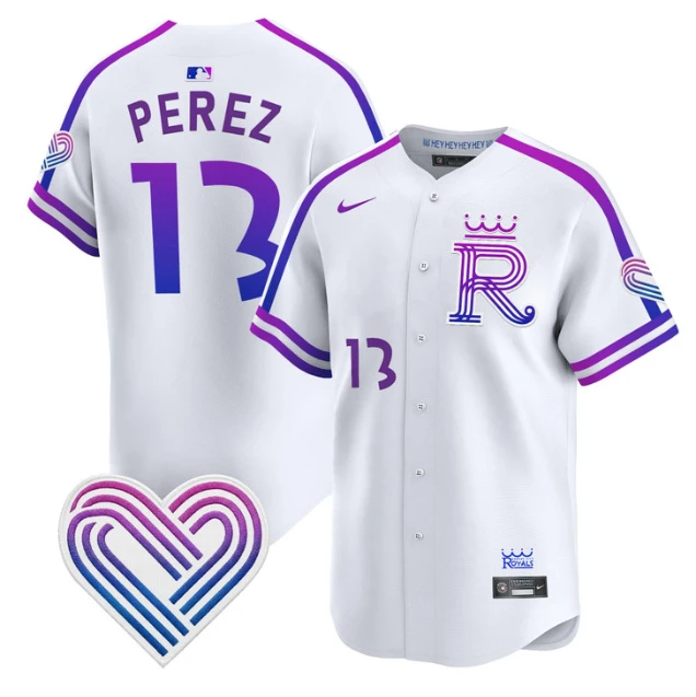 Salvador Perez Jersey #13 Kansas City Royals 2026 City Connect Premier Stitched by My Store
