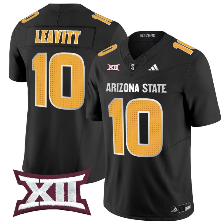 Sam Leavitt Jersey #10 Arizona State Sun Devils 2024 Vapor Limited Black by My Store