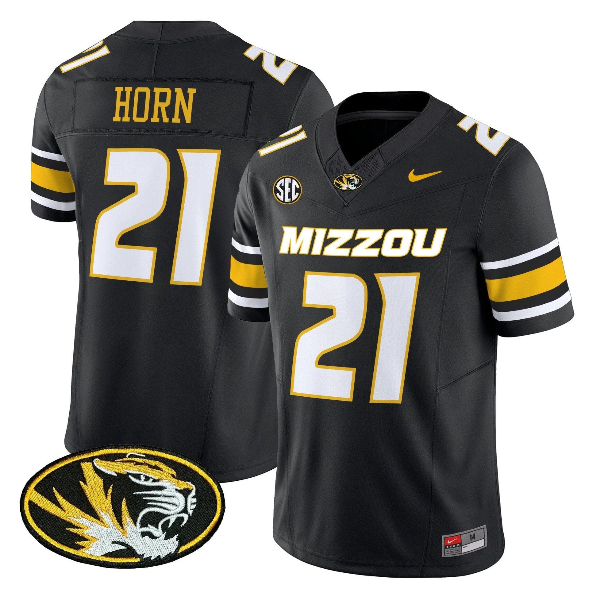 Sam Horn Jersey #21 Missouri Tigers 2025 Vapor Limited Stitched by My Store NCAA Football Jerseys