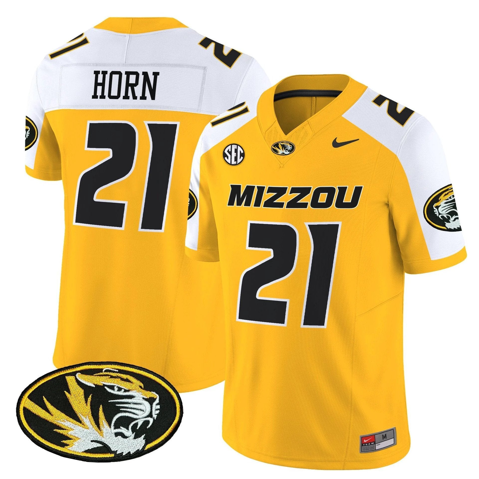 Sam Horn Jersey #21 Missouri Tigers 2025 Vapor Limited Stitched by My Store NCAA Football Jerseys