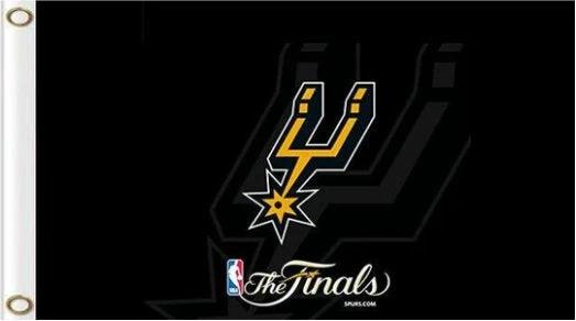 San Antonio Spurs Club Flag 3X5Ft Polyester Banner USA Digital Print by flagsjustdoit