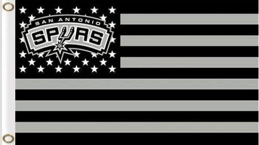San Antonio Spurs Star Flag 3X5Ft Polyester Banner USA Digital Print by flagsjustdoit