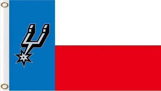 San Antonio Spurs Team US Sport Basketball Flag 3X5Ft Polyester Banner USA Digital Print by flagsjustdoit