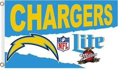 San Diego Chargers Lite Flag 3X5 Ft Polyester Banner USA 90x150cm by flagsjustdoit