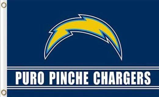 San Diego Chargers Puro Pinche Flag 3X5 Ft Polyester Banner USA 90x150cm by flagsjustdoit