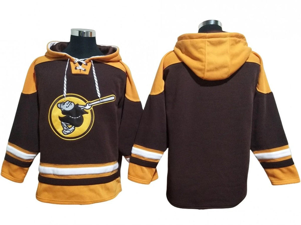 San Diego Padres Brown Pullover Hoodie by Hoodie Pullover