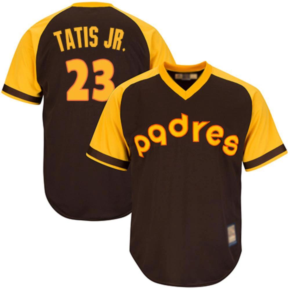 San Diego Padres Fernando Tatis Jr Brown Throwback Pullover Jersey by My Store
