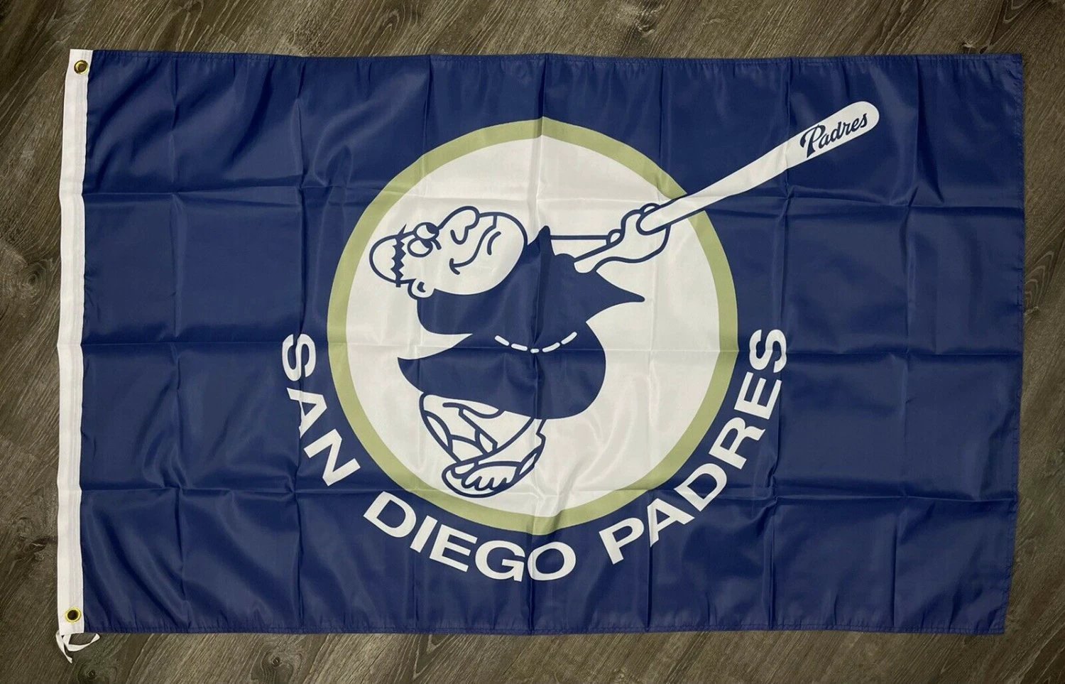 San Diego Padres Flag 3x5 ft Blue Sports Baseball Banner Man-Cave Garage New by flagsjustdoit
