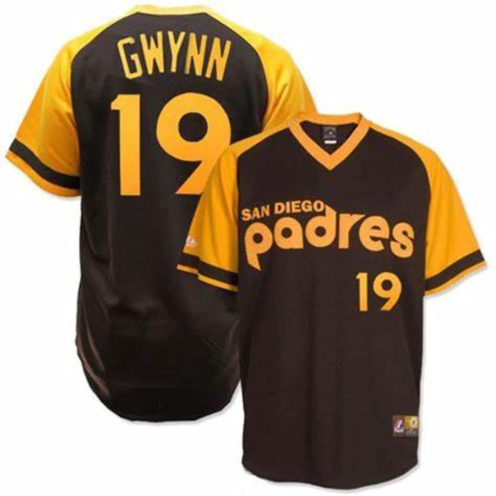 San Diego Padres Tony Gwynn Brown 1978 Throwback Pullover Jersey by My Store