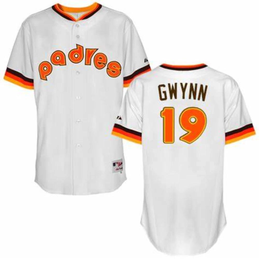 San Diego Padres Tony Gwynn White 1984 Throwback Jersey by My Store