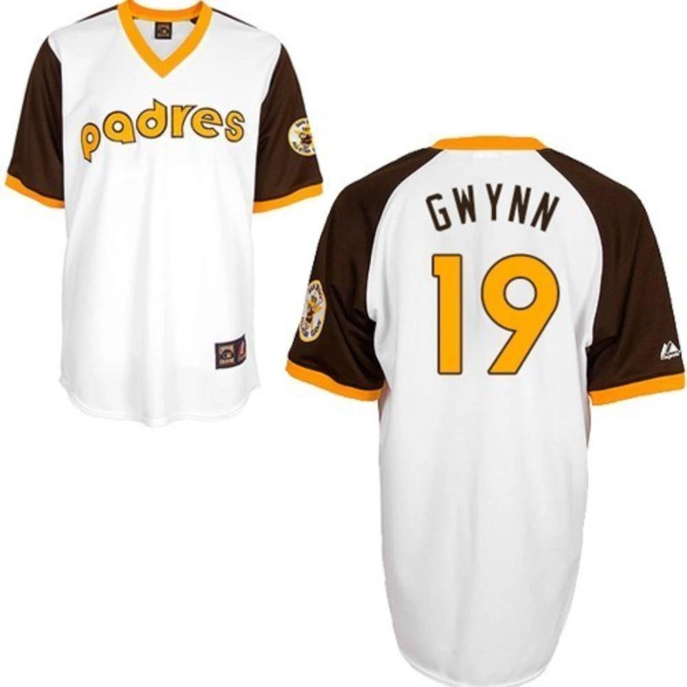 San Diego Padres Tony Gwynn White Throwback Pullover Jersey by My Store