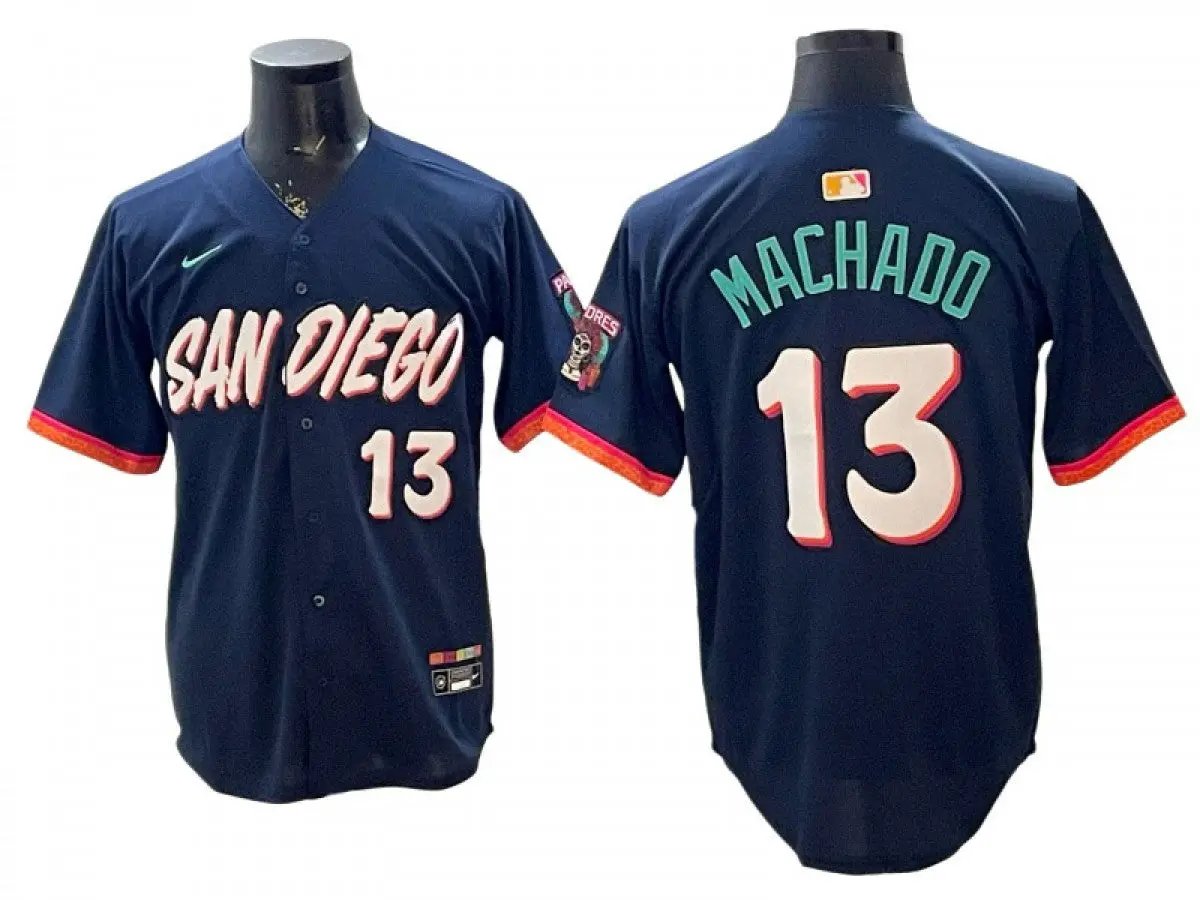 San Diego Padres #13 Manny Machado 2026 City Connect Limited Jersey - Obsidian by My Store